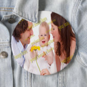 FAMILIE Foto ✨ Mooie Custom Ronde Button 6,0 Cm (In situ)