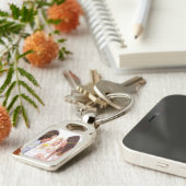 FAMILIE Foto ✨ Mooie Custom Sleutelhanger (Zijkant)