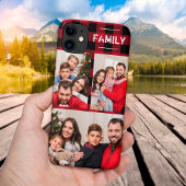 Familie Foto Rustic Red Buffalo Pset Case-Mate iPhone Case