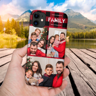 Familie Foto Rustic Red Buffalo Pset Case-Mate iPhone Case