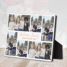 Familie Foto Sjabloon White Rose Gold