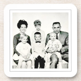  familie foto tijdloze aandenken bier onderzetter