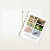 Familie Fotocollage Aangepaste naam | Planner (Display)
