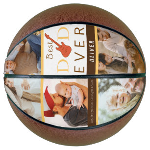 Familie fotocollage beste vader ooit vaders dag basketbal
