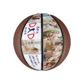 Familie fotocollage beste vader ooit vaders dag basketbal (Verticaal)