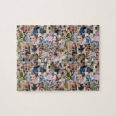 Familie Fotocollage Custom 24 Pic Legpuzzel Vorm (Horizontaal)