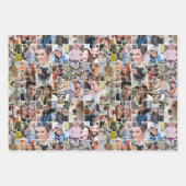 Familie Fotocollage Custom 24 Pic Puzzel Vorm Inpakpapier Vel (Voorkant 3)