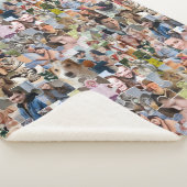 Familie Fotocollage Custom 24 Pic Puzzel Vorm Sherpa Deken (3/4)