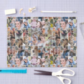 Familie Fotocollage Custom 24 Pic Puzzel Vorm Tissuepapier (Craft)