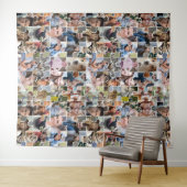 Familie Fotocollage Custom 24 Pic Puzzel Vorm Wandkleed (In Situ (horizontaal))