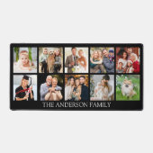 Familie fotocollage - Kies kleur Bureaumat (Voorkant)