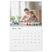 Familie Fotokalender 13 Afbeeldingen & aangepaste  Kalender (Feb 2027)