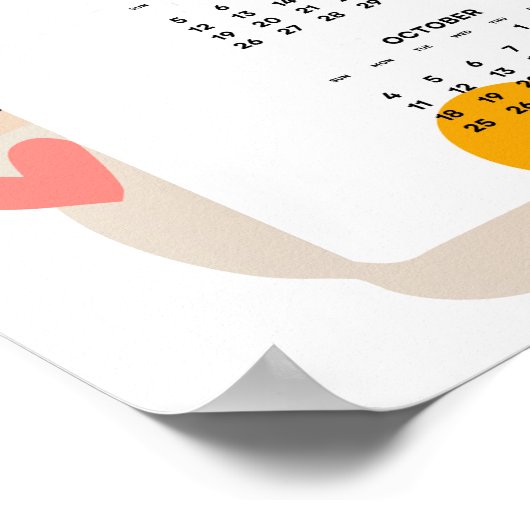 Familie Fotokalender 2026 Poster 18x24 (Hoek)