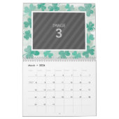 Familie fotokalender Seizoensgebonden Achtergronde Kalender (Mar 2026)