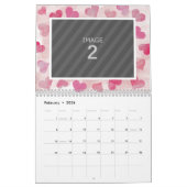 Familie fotokalender Seizoensgebonden Achtergronde Kalender (Feb 2026)