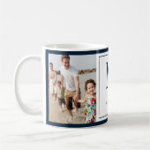 Familie Fotomonogram Initiaal Naam Koffie Mok (Links)