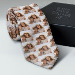 Familie fotopatroon overal Afdrukken - Vierkante f Stropdas<br><div class="desc">Een enkele foto maakt dit een leuk en interessant patroon voor je stropdas. Voeg 1 foto toe en het wordt een patroon.</div>