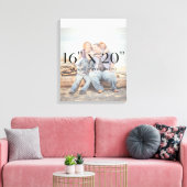 Familie Foto's 16x20 SJABLOON Canvas Afdruk (Insitu (Woonkamer))