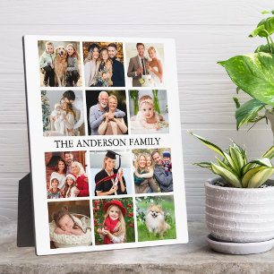 Familie Foto's Collage Fotoplaat