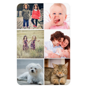 Familie Foto's Collage Magneet