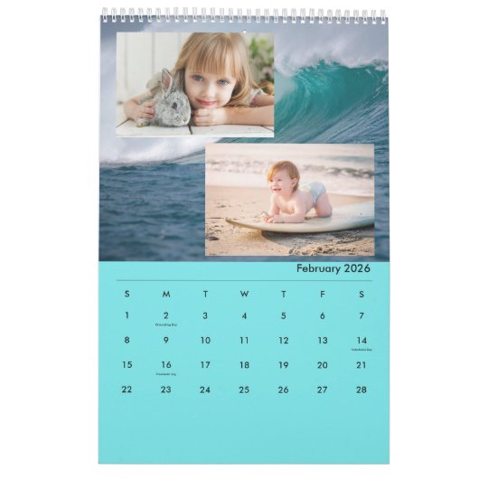 Familie Foto's Seashells en Beach scenes Kalender (Feb 2026)