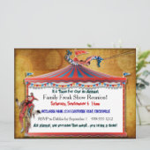 Familie Freak Show reunion-uitnodigingen Kaart (Staand voorkant)