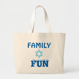 FAMILIE FUN GROTE TOTE BAG