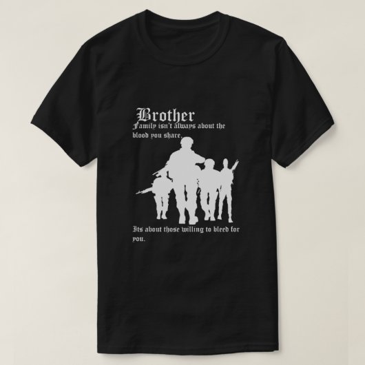 Familie gaat niet altijd over het bloed dat je dee t-shirt (Design voorkant)