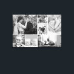 Familie galerie collage Zwart-wit Foto's Canvas Afdruk<br><div class="desc">Ik staarde thuis naar een kale muur en ik droomde ervan een galerijmuur te maken. De gedachte om verschillende grote afbeeldingen lijsten te krijgen blijft me ervan weerhouden om er verder mee door te gaan. Heb je hetzelfde probleem? Dus als alternatief voor ons heb ik deze canvassjabloon gemaakt met verschillende...</div>
