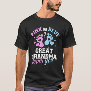 Familie Gendergelijkheid onthullen oma-liefde T-shirt