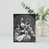 Familie Geografie Lesson ~ 1850 Briefkaart (Staand voorkant)