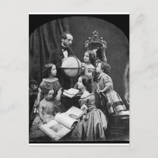 Familie Geografie Lesson ~ 1850 Briefkaart (Voorkant)