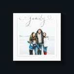 Familie Gepersonaliseerde Foto en Tekst Liefde Typ Canvas Afdruk<br><div class="desc">Familie Gepersonaliseerde Foto en Tekst Liefde Hart Typografie kunst aan de muur - Canvas Print van Ricaso - voeg je eigen foto en tekst toe aan dit geweldige canvas</div>