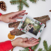 Familie Getrouwd & Vrolijk Kerstfeest Feestdagenkaart