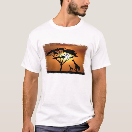 familie giraf t-shirt (Voorkant)