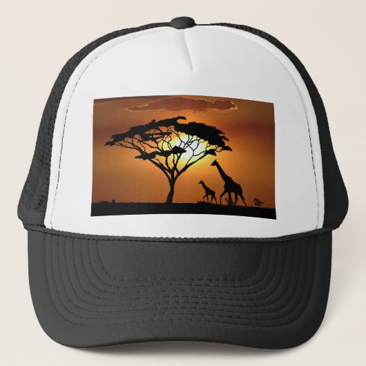 familie giraf trucker pet (Voorkant)