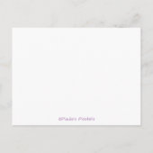 Familie Giraffe - Aankondiging geboorte (Achterkant)