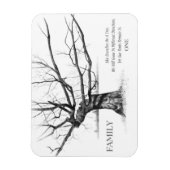 Familie: Gnarled Tree: Liefde, Eenheid: Potloodtek Magneet (Verticaal)