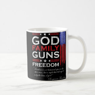 FAMILIE GOD PISTOLEN EN FREEDOM CHRISTELIJKE MAGA  KOFFIEMOK