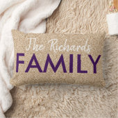 Familie - Gold Glitter Kussen (Deken)