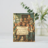 Familie Grand Reunion Briefkaart (Staand voorkant)