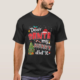Familie grappige Kerstmis Pajama Beste kerstman Mi T-shirt