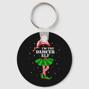 Familie groep Ik ben de danser Elf Kerstmis Sleutelhanger