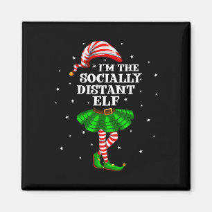 Familie groep Ik ben de sociaal verre elf Kerstmis Magneet