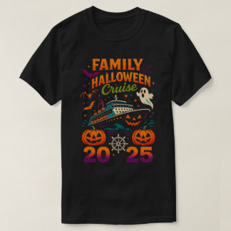 Familie Halloween Cruise 2025 Family Crew T-shirt