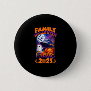 Familie Halloween Cruise 2025 Pret voor Families S Ronde Button 5,7 Cm