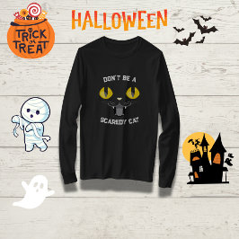Familie Halloween "Wees geen enge kat" T-shirt