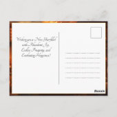 Familie Harmonie op Chinees Nieuwjaar Briefkaart (Achterkant)