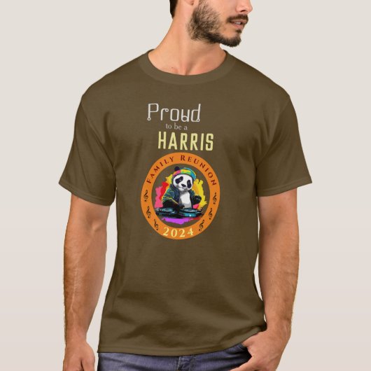 Familie Harris reünie T-shirt (Voorkant)