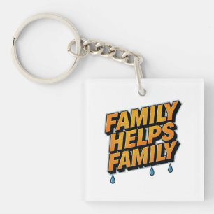 Familie Helpt Familie Sleutelhanger